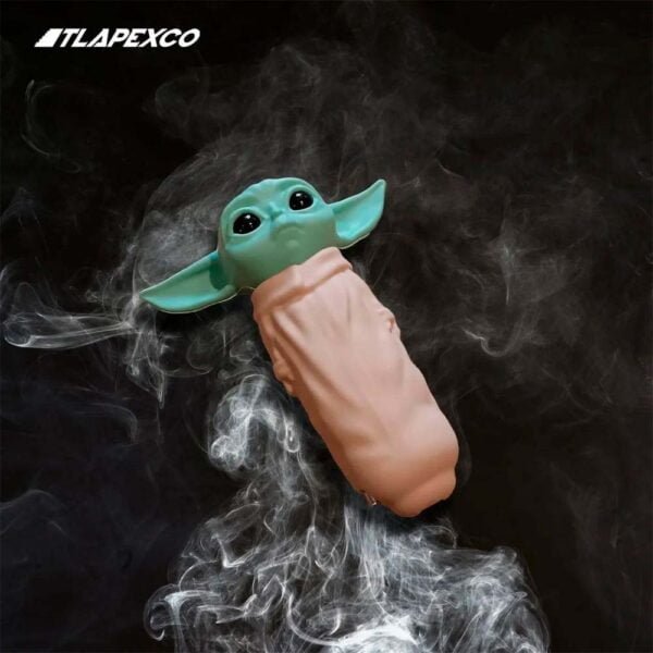 Glitch pipa silicón baby yoda