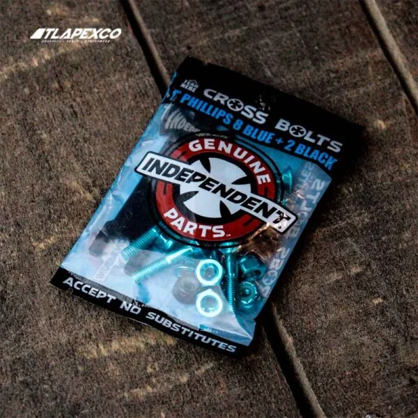 Independent tornillo 8 blue + 2 black ph1