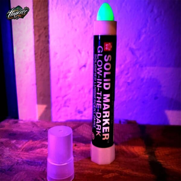 Solid marker glow in the dark
