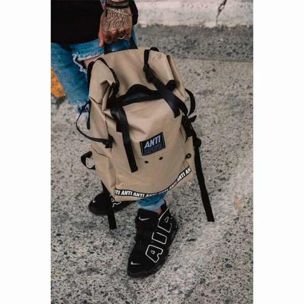 Antifashion mochila camping beige