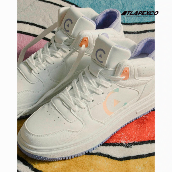 Core tenis retro hi blanco purpura - Image 5