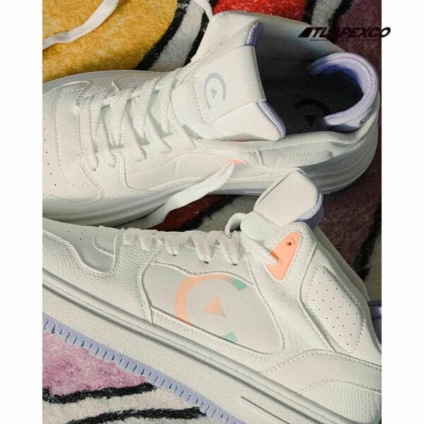 Core tenis retro hi blanco purpura - Image 2