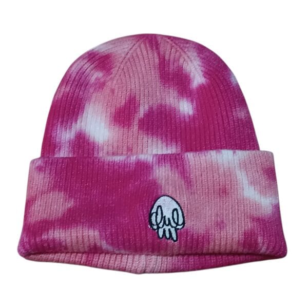 INKS BEANIE TIE DYE ROSA BORDADO