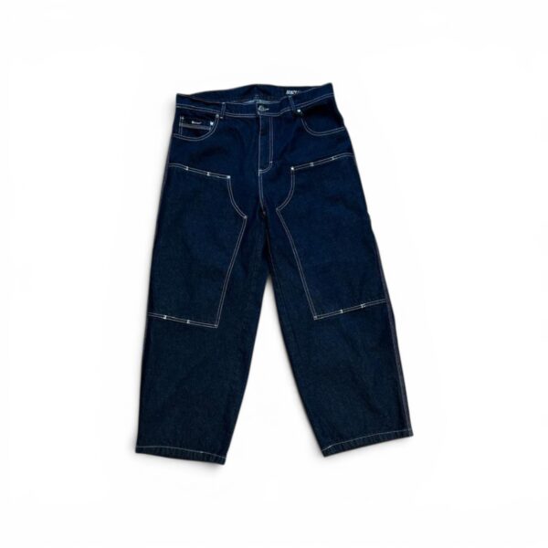 BENZAA PANTALON DOBLE R 14 Oz BLU