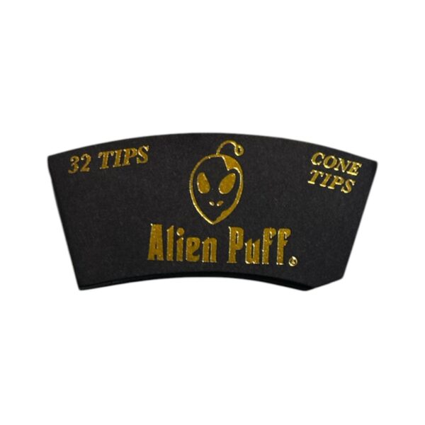 ALIEN PUFF FLITER TIPS CONE BLACK