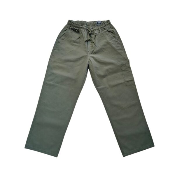 BENZAA PANTALON  GABARDINA OLIVO