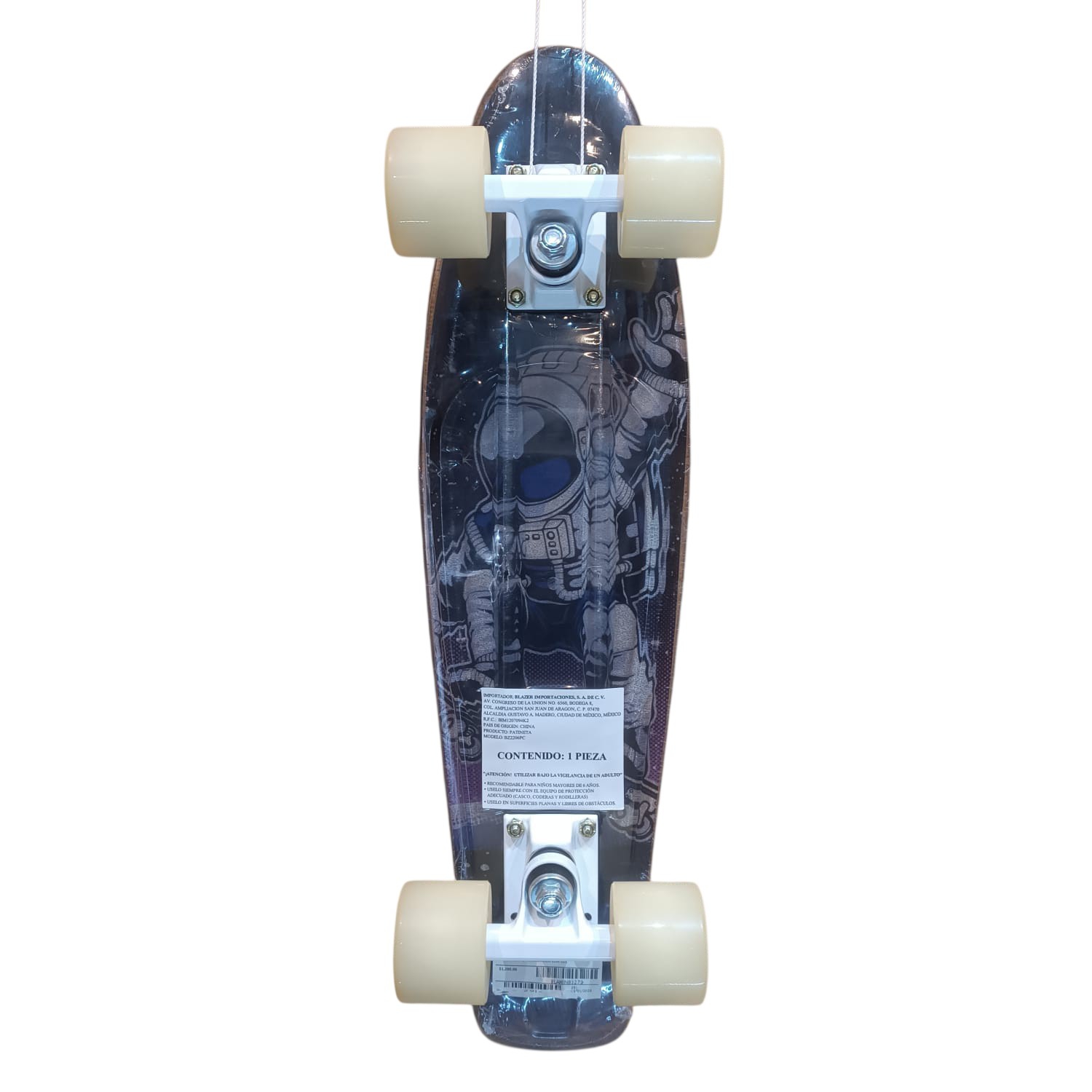 BLAZER MINI CRUISER TRANSLUCIDA ASTRONAUTA RUEDA REACTIVA - Image 2