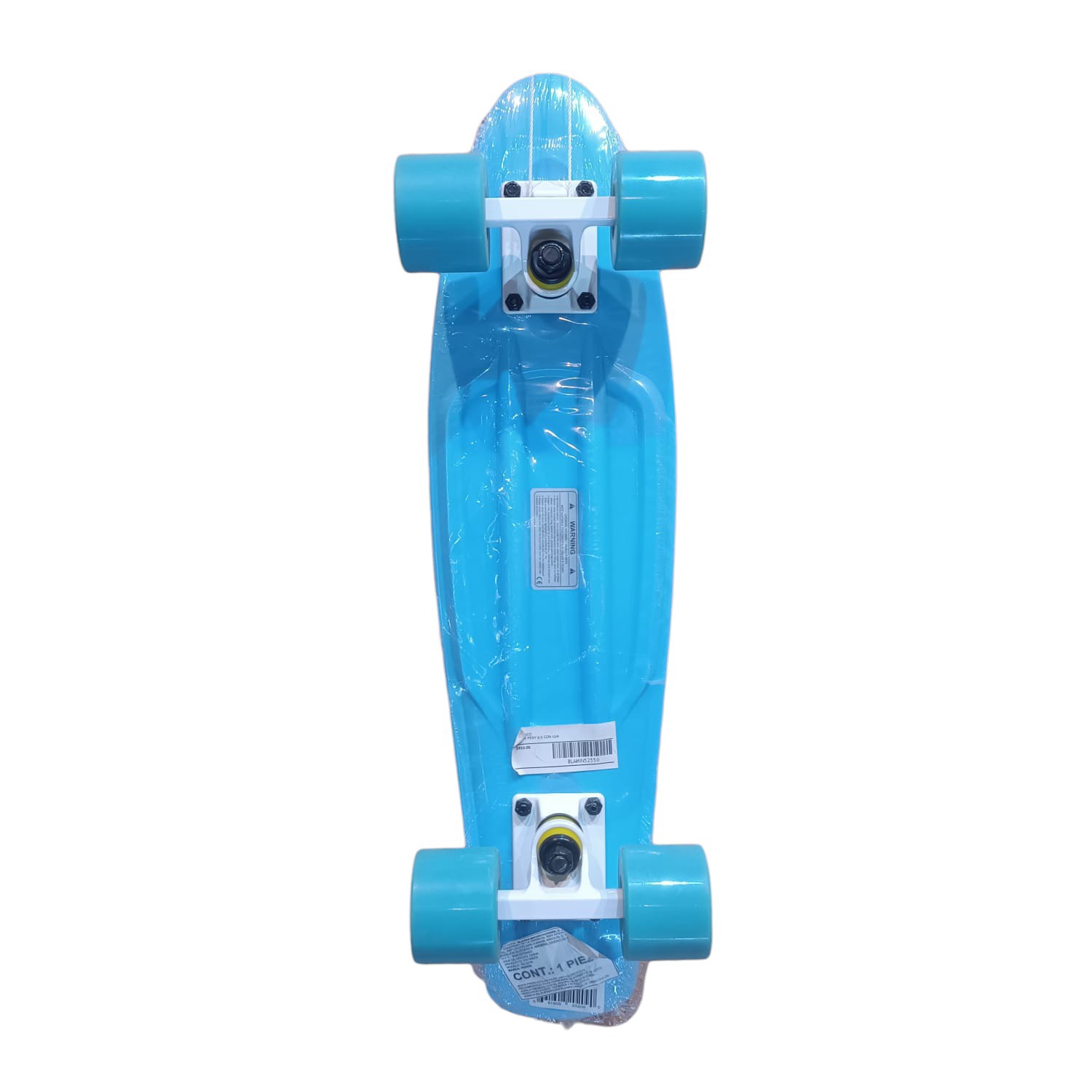 REKON MINI CRUISER CON LIJA DISEÑO PINTURA ROSA/AZUL - Image 2
