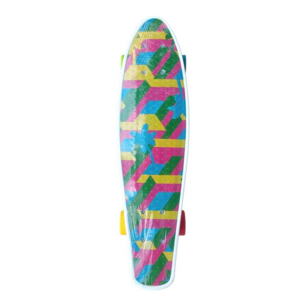 BLAZER MINI CRUISER DISEÑO METALICO LINEAS ABSTRACTAS