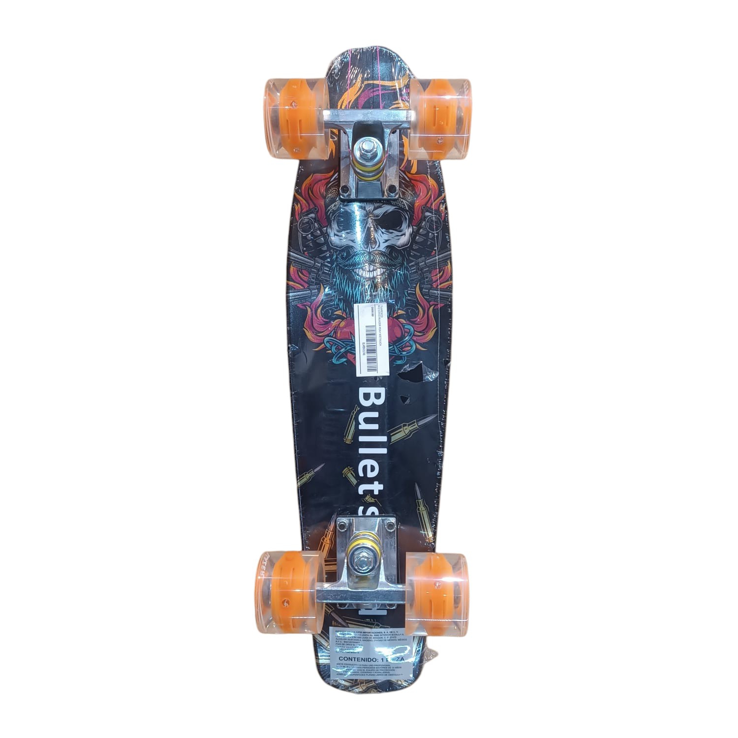NO LOGO BLAZER MINI CRUISER CALAVERA RUEDA REACTIVA - Image 2
