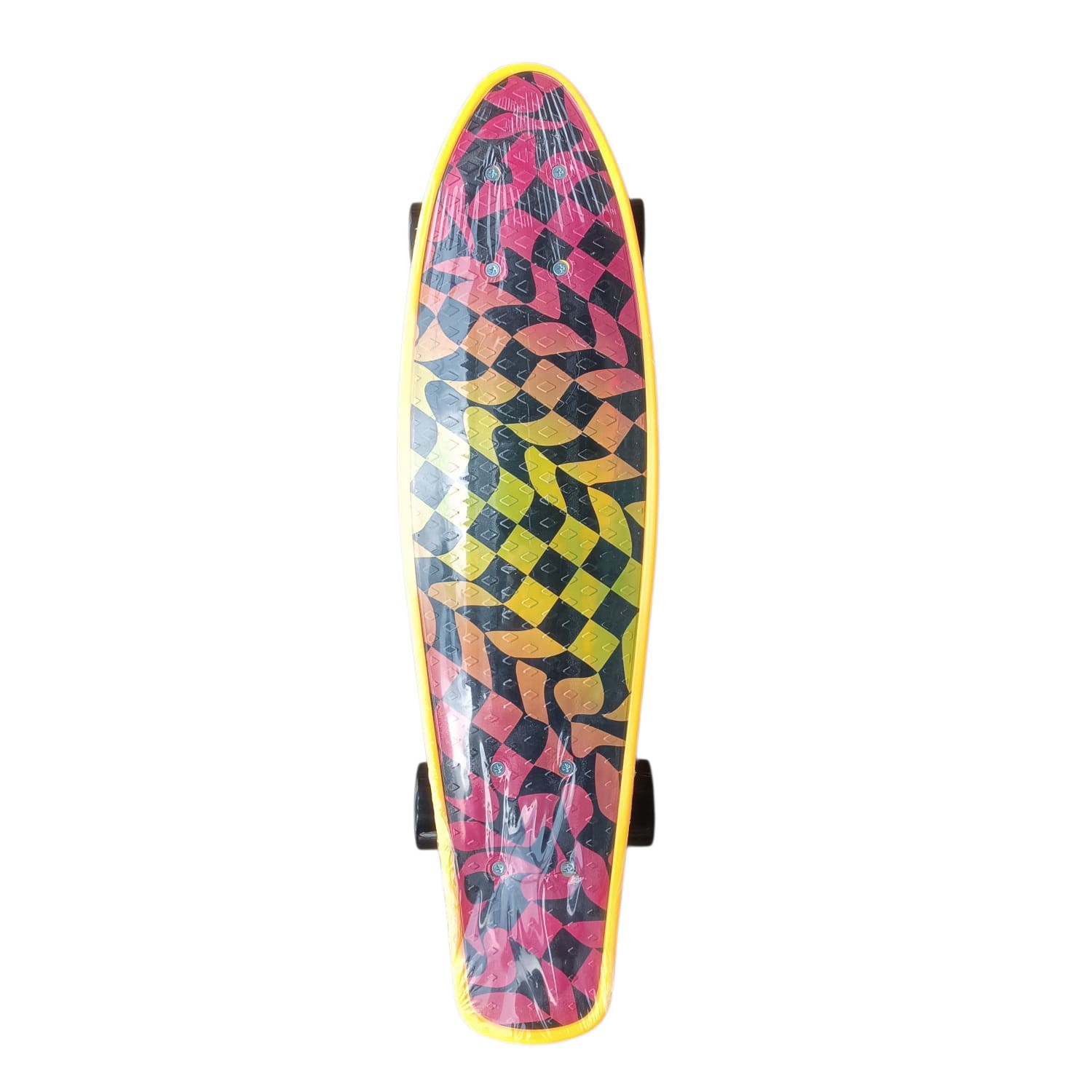 BLAZER MINI CRUISER DISEÑO METALICO CUADROS DISTORSIONADOS