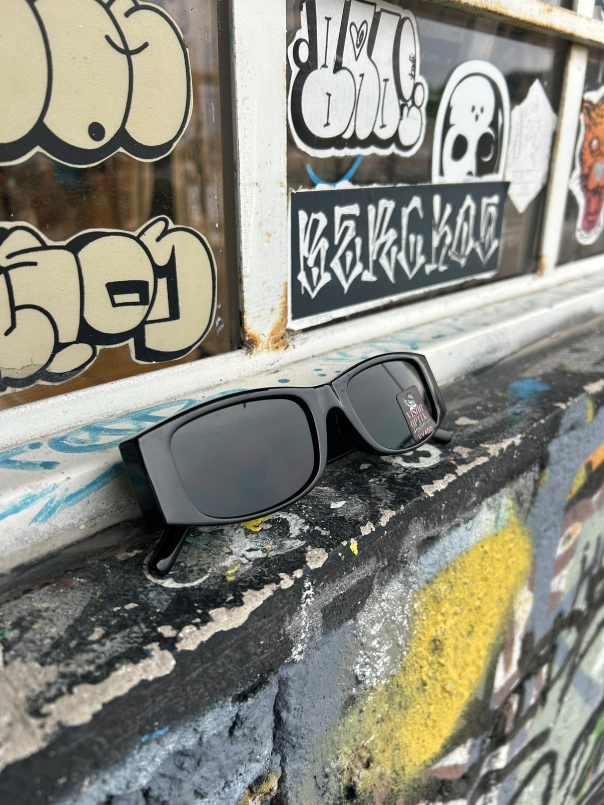 VISOR GAFAS PALM NEGRO