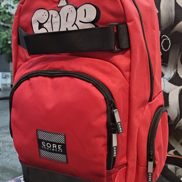 CORE MOCHILA PORTA SKATE 23 ROJO