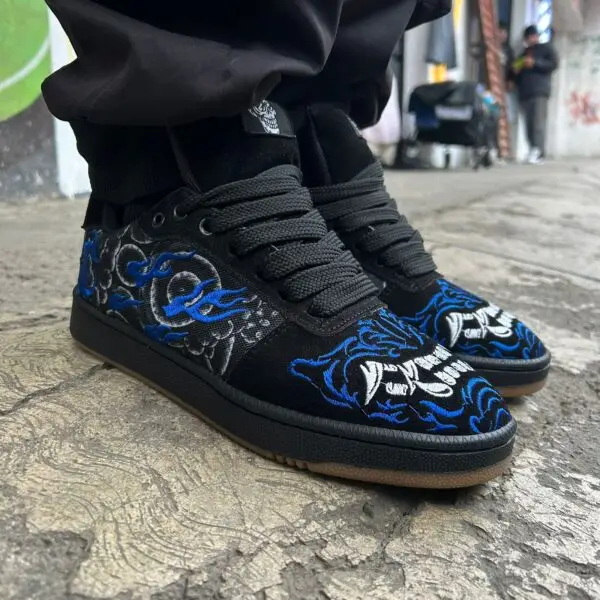 CALAVERA TENIS ONIX AZUL