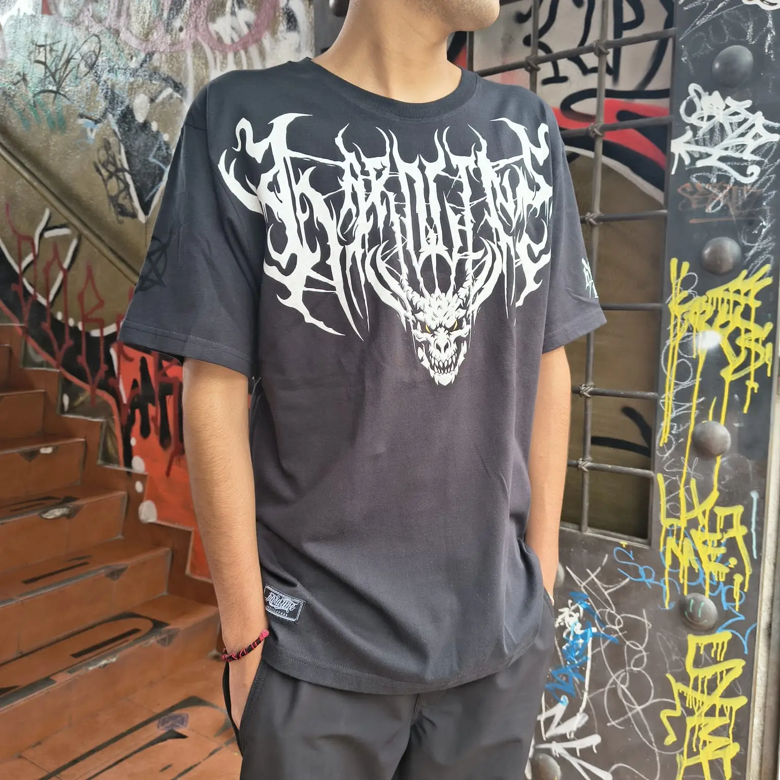 HARDLINE T SHIRT DEMONIO NEGRO