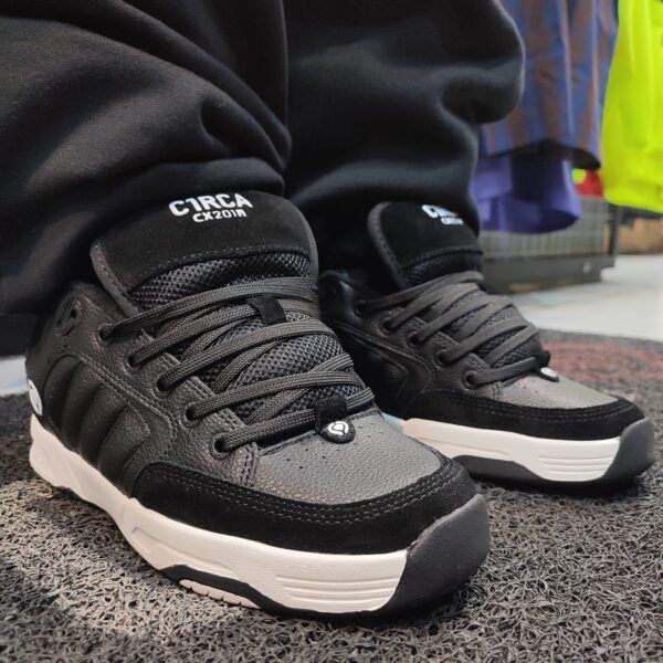 CIRCA TENIS CX201R BLACK BLACK WHITE
